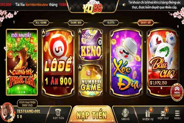 Cách nạp tiền đơn giản vào cổng game Yo88