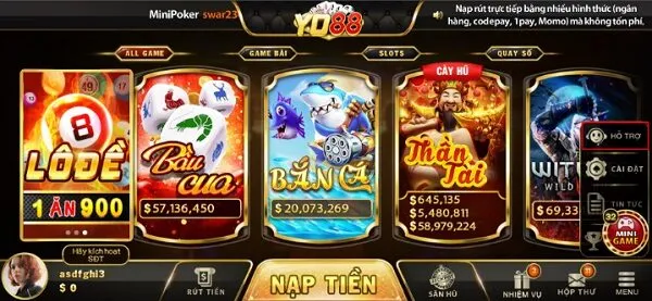 Chỉ cách rút tiền tại cổng game Yo88